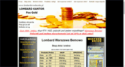 Desktop Screenshot of lombardwroclawska.pl